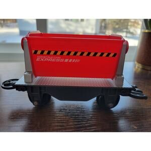 Toy Caterpillar Construction Express Train Set #6454/6455 - Red Dump Car